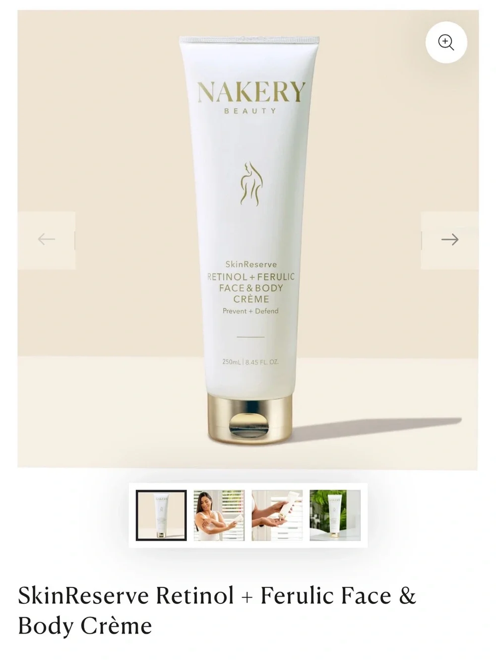 Nakery Beauty SkinRecover Relax + Repair Body Balm - Blue Body Creame